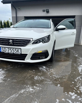 Peugeot 308 cena 58500 przebieg: 92000, rok produkcji 2019 z Nowy Targ małe 781